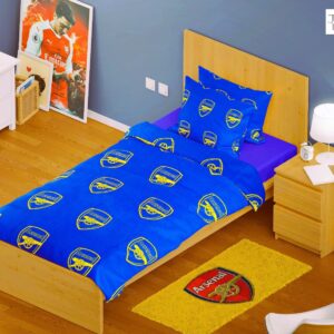 Arsenal FC Single Bed Set – The Gunners Pride Edition 🔴🔵⚽
