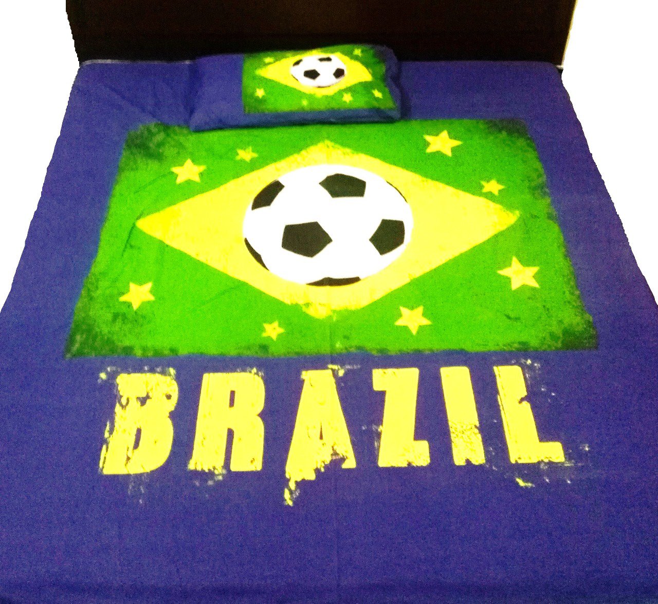 Brazil Football Team Double Bed Set β Samba Spirit Edition ππβ½
