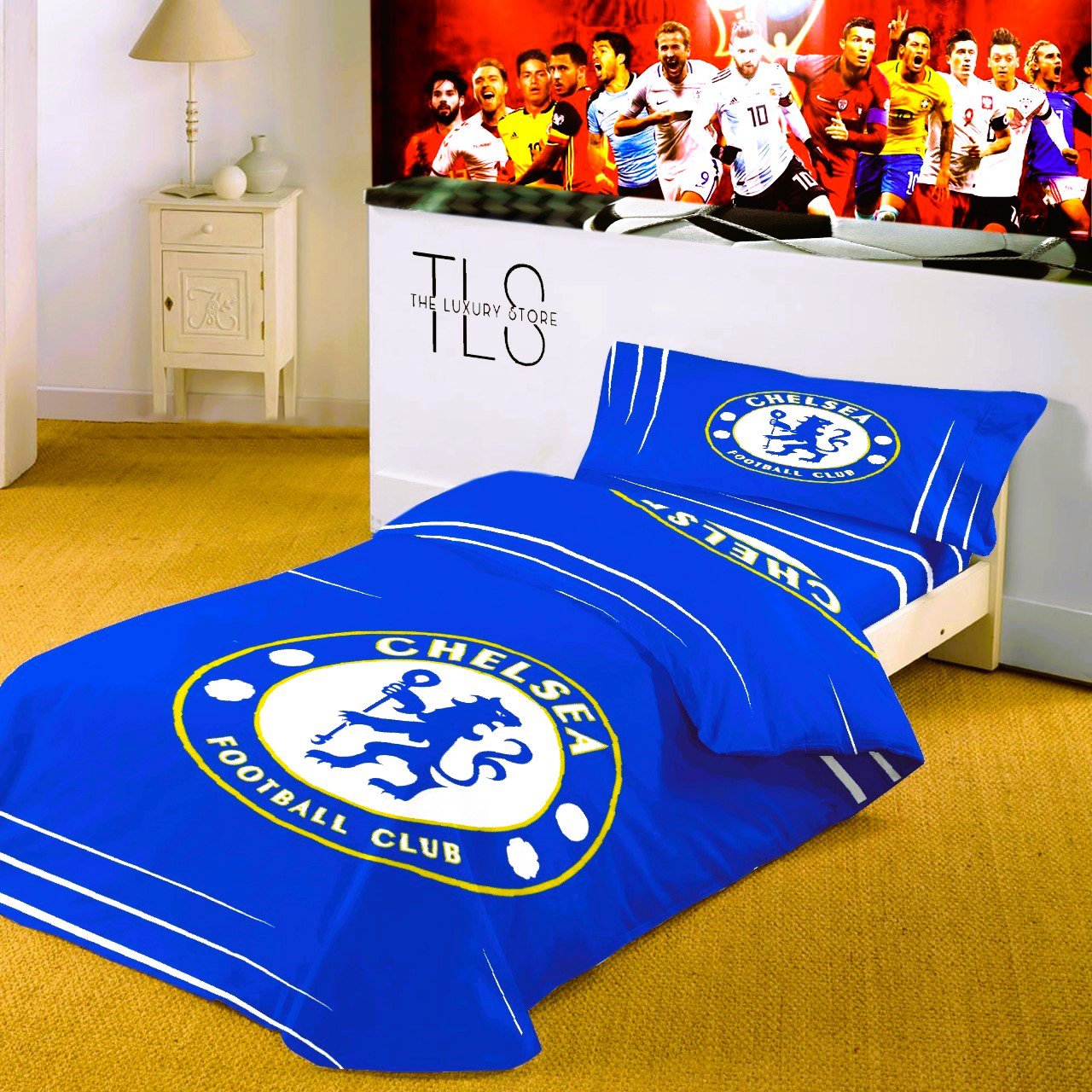 Chelsea FC Official Single Bed Set β Classic Blue Edition πβ½