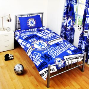 Chelsea FC Official Single Bed Set – The Blues Pride Edition 💙⚽