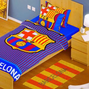 FC Barcelona Official Single Bed Set – Classic Crest Edition 🔵🔴