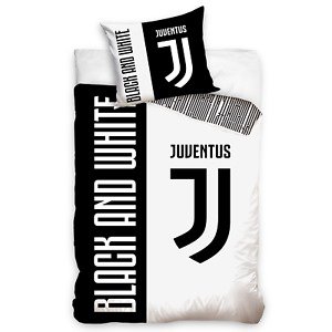Juventus FC “Black and White” Single Bed Set – Official Club Design 🖤🤍