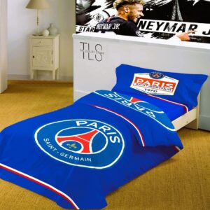 Paris Saint-Germain (PSG) Single Bed Set – Bold Crest Edition