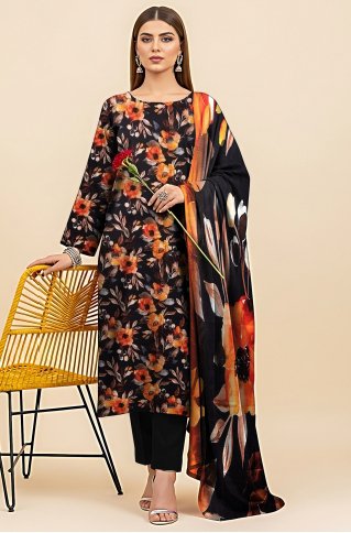 : Elegant Black Floral 3-Piece Slub Linen Suit 🌺