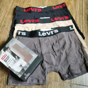 Levi’s Men’s Premium Boxer Briefs – 3 Pack Cotton Stretch