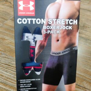 Under Armour Cotton Stretch Boxerjock – 3 Pack | Premium Performance Underwear