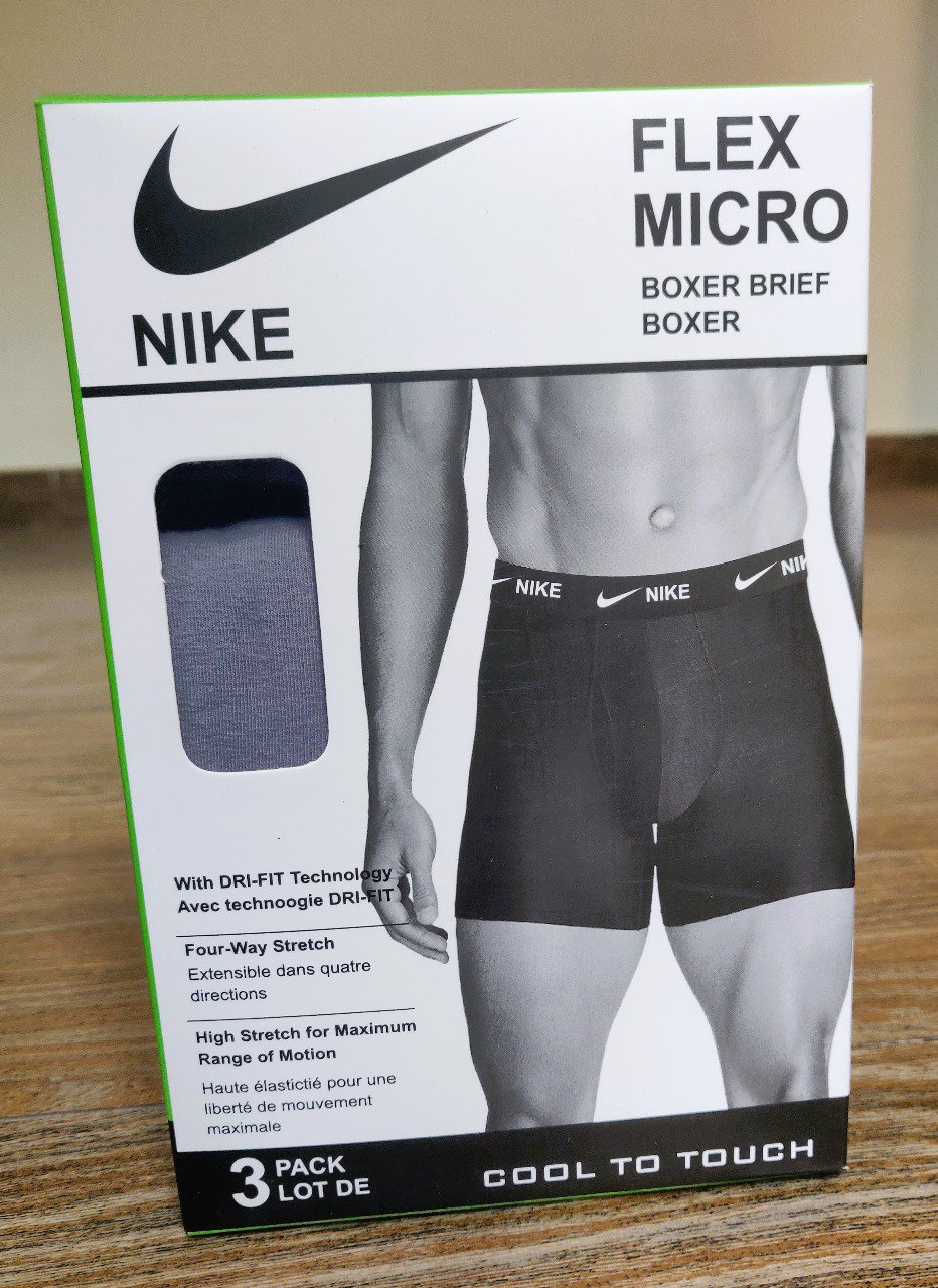 Nike Flex Micro Boxer Briefs – 3 Pack | Dri-FIT Performance Underwear