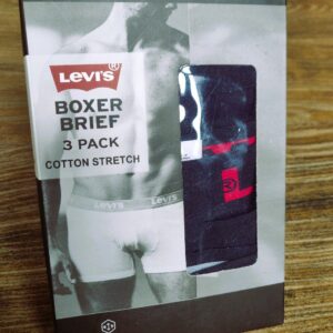 Levi’s Men’s Boxer Briefs – 3-Pack High Comfort Cotton Stretch