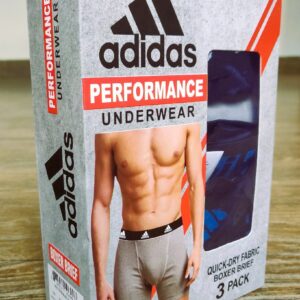 Adidas Performance Men’s Boxer Briefs – 3-Pack Quick-Dry Underwear