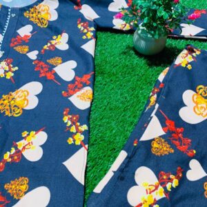 Stylish Printed Khaddar Suit – Elegant Winter Wear