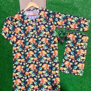 Elegant Floral Khaddar Suit – Premium Winter Collection 🌸