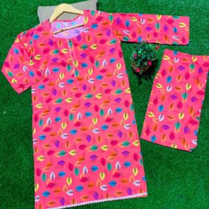 Vibrant Printed Khaddar Suit 🍁